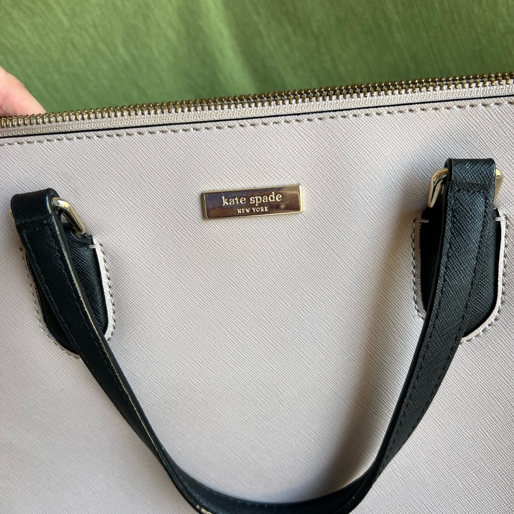 Kate Spade Large Tote Cream/Black - Picture 10 of 11